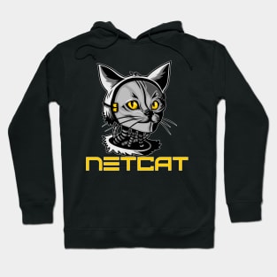 Cyber Security - Hacker - NetCat - Network Utility  V2 Hoodie